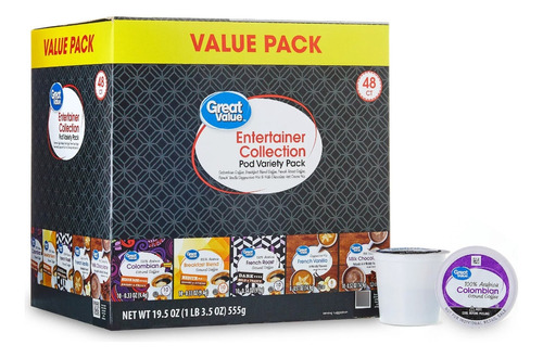 Great Value Entertainer Collection Pod Variety Pack 48 Ct