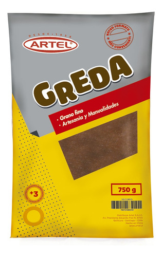 Greda Artel 750gr X2 Un