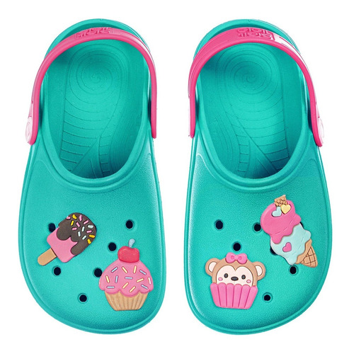 Babuche Infantil Chinelo Moda Bebe Menina Doces Leve Macio 