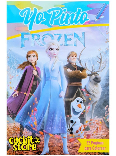Libro Para Pintar Colorear Yo Pinto Frozen