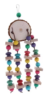 Loro Colgando Chew Toy Colorido Bloque de Madera Pico Cuidado Jaulas Decorativas para los pájaros del Amor Budgie Macaws Cockatiels Periquitos Gris Africano HEEPDD Juguete de Loros 