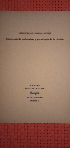 Genealogia De Los Hombres Y Genealogia De La Tecnica