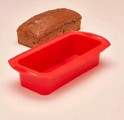Lekue Mini molde de silicona rojo para brownie