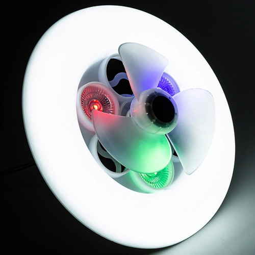 Ventilador De Techo Con Luz Rgb , Ventilador Led De 60w