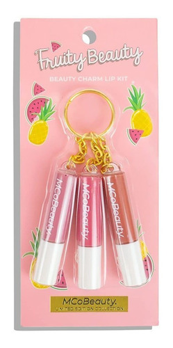 Mcobeauty Fruity Beauty Charm - Llavero 3 En 1 Con Brillo D.