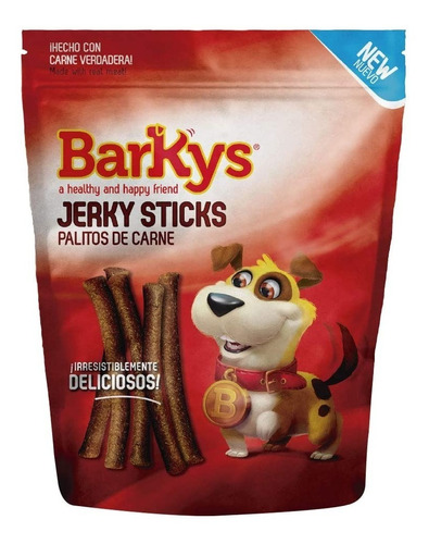 Barkys Jerky Sticks Palitos De Carne Premio Para Perro 1kg