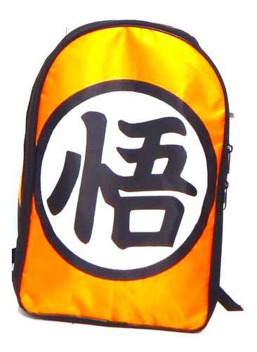 Dragon Ball Z Mochila Backpack Kanji Go Goku Gohan