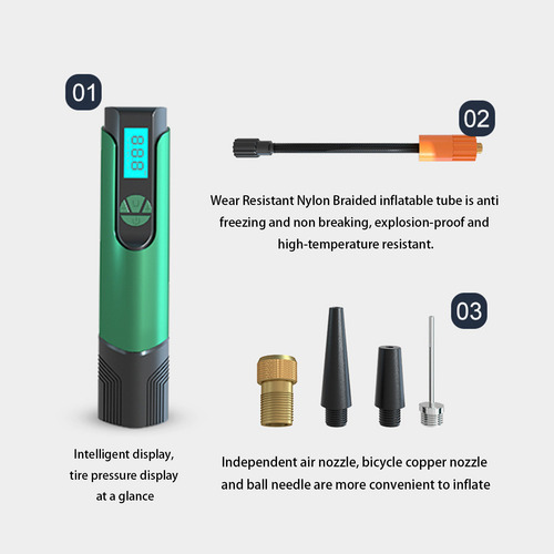 Compresor Portátil Inflador De Neumáticos, Bomba De 150 Psi