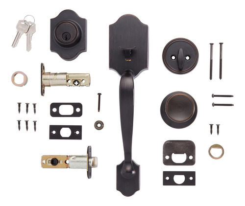 Handleset Amazon Basics Con Tulip Knob Monocilíndrico