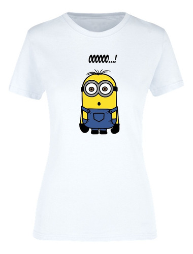 Playera Mujer Minions Mod. 08