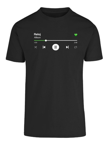 Playera Spotify Allison | Reloj