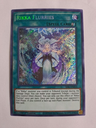 Rikka Flurries Sesl-en024 Secret Rare Yugioh 