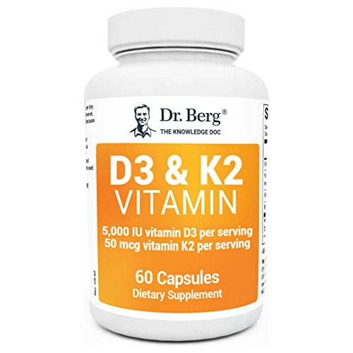 Dr. Berg D3 K2 Vitamina 5000 Ui W/mct Oil - Incluye 1wdmj