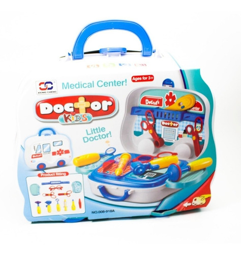 Kit Juego Doctor Doctora Niños Set Juguete Médico