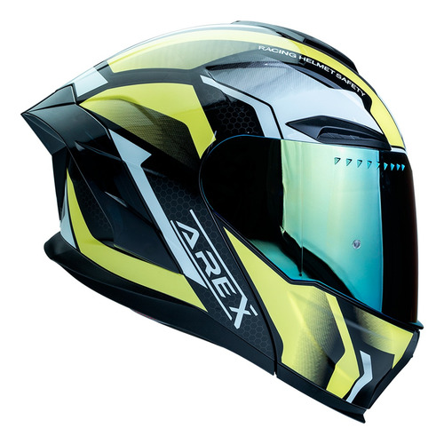 Casco Abatible / Mica Dorada Acreditados