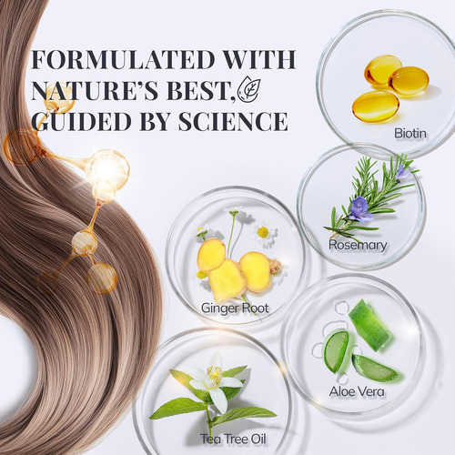 ChampĂș De Biotina Y Romero Para El Crecimiento Del Cabello: