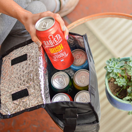 Imagen 7 de 10 de Bolso Lunchera Termica Calor/frio Vianda Infantil Adulto