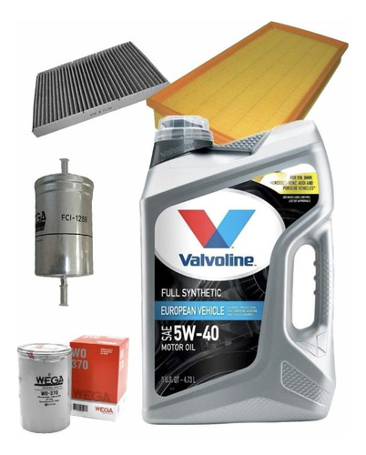 Aceite Valvoline 5w40 + Kit De Filtros Vw Bora 1.8 - 2.0 