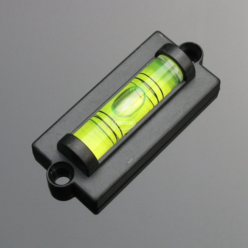 Imagem 3 de 5 de Nível Bolha Cilindrico 60 X 25 Mm C/ Base Fixacao Furo