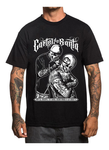 Playera Cartel De Santa Tatto Rap Hip Hop Babo Dharius Calav