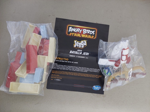 Juego Jenga Batalla Jedi De Angry Birds Star Wars (Usado)