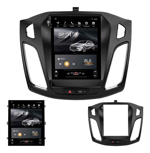 Multimídia Tesla Soaudio S8 Line Focus 2014/2019 4+64gb 9.7p