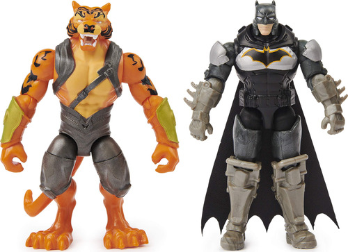 Batman - Figuras De Accion De Robin Y Rey Tiburon (4 Pulgada