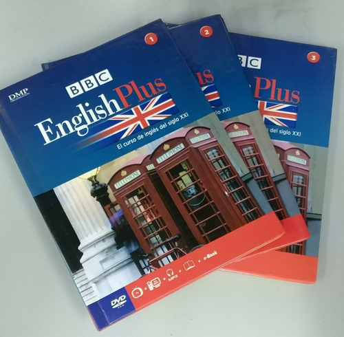 Lote De Tres Libros English Plus - Bbc + Dvd