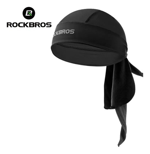 Bandana Deportiva Rockbros De Lycra Ciclismo / Running Negro Unico Liso