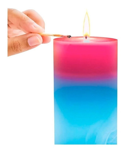 Vela Mágica De Cera Que Cambian De Color Decoración 