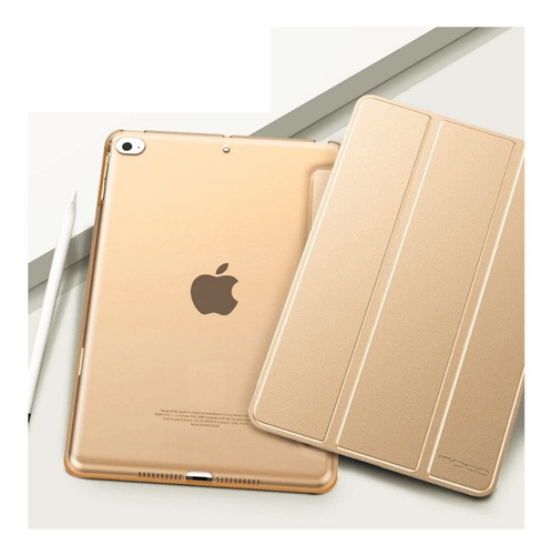 Funda Case Smart Cover Dorado Para iPad Mini 5 A2133 A2124