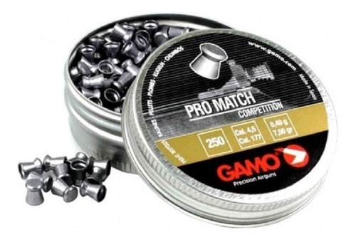 Diabolos Pellets Gamo Pro Match Cal 4.5 250 Piezas