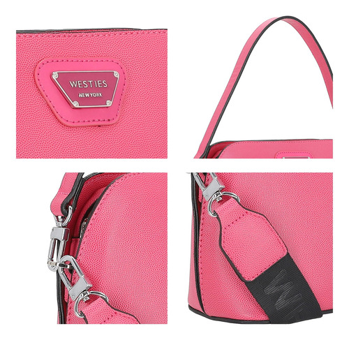 Bolsa Cross Body Para Mujer Westies Rosa Hbjazmin6we