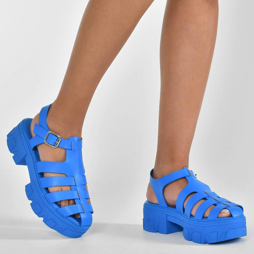 Sandália Feminina Via Marte Azul 22-18501