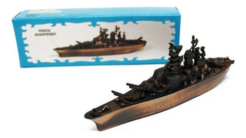 Miniatura De Metal Apontador De Lápis Navio De Guerra 204