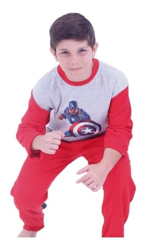 Pijama Nene Invierno Capitan America T14-16 Maxime 333me