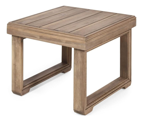 Nicholas Outdoor - Mesa Auxiliar De Madera De Acacia, Color 