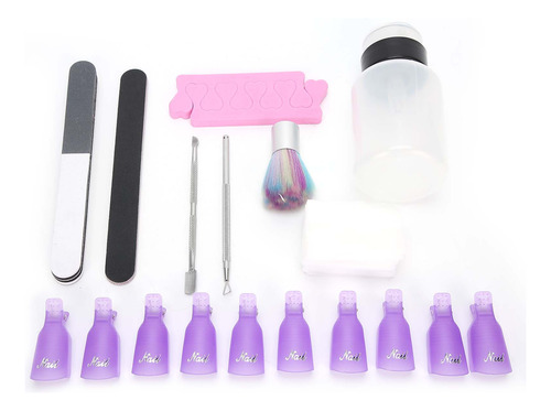Herramientas Para Quitar Gel De Uñas, Kit De Esmalte, Almoha