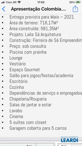 Casa Em Condomínio - Alphaville - Sp - 629078