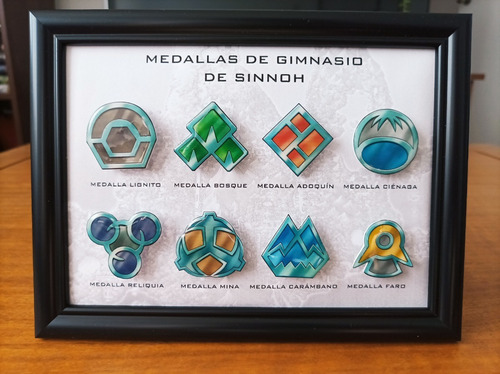 Medallas Pokémon Todas Las Regiones 