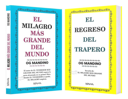 Og Mandino Milagro Más Grande Mundo + El Regreso Del Trapero