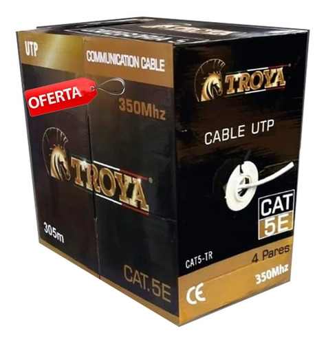 Cable Utp Cat5e De 305 Metros Por Caja -troya