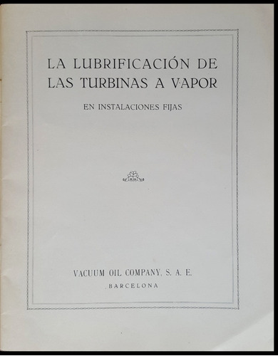 Imagen 2 de 5 de Manual Antiguo Máquina A Vapor Lubricación Gargoyle. 23217