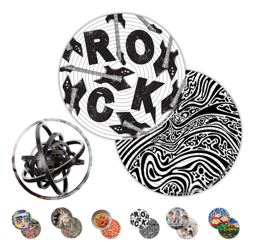 Juguete Puzzle Toys Tcg Toys Spin Flip, Hipnótico, Para Adul