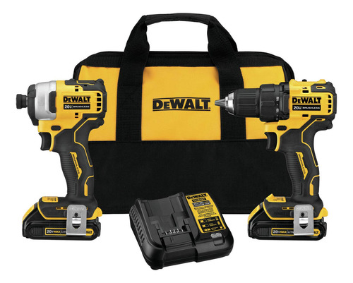 Dewalt Dck278c2 Atomic - Kit De Taladro De Impacto Compacto.