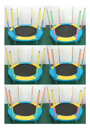 12 Piezas De Mangas De Espuma De Trampolín De Rojo