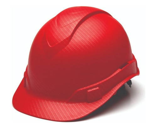 Casco De Seguridad Ridgeline Rojo Mate - Pyramex Hp44121