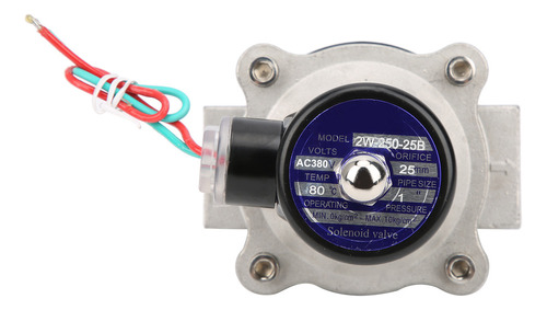 Válvula Solenoide Normalmente Cerrada De Acero Inox. G1in