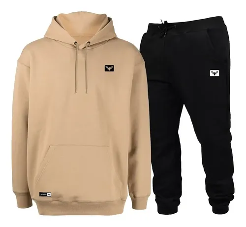 Conjunto De Frio Moletom Com Capuz