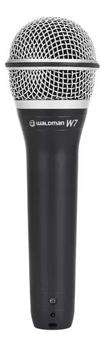 Microfone Dinâmico Waldman W7 Preto Profissional